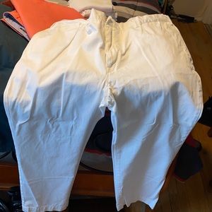 Polo Ralph Lauren white khakis